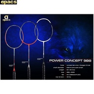 (FOC APACS COVER) Apacs Power Concept 988 Series【 No String】Badminton Racket (1pcs)