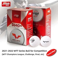 DHS Dj40+ Ping Pong Balls 6/12 3 Stars Professional Table Tennis WTT Ball +