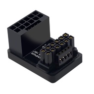 xiwai PCI-E 5.0 パワーモジュラーアダプター 16ピン (12+4) オス-メス コネクター アップアングル360度 12VHPWR グラフィックスカード4080 5090TI用