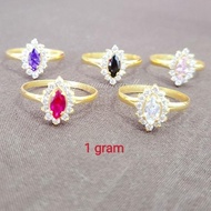 PROMO!!! cincin mata besar 1 gram emas muda