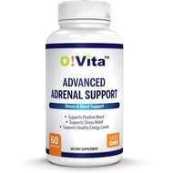 Advanced Adrenal Support with , Panax Ginseng, Supports Adrenal Gland Health 2-Month Supply (60 Caps