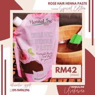Hair Henna Paste (Rosey) Inai Rambut Halal 100% Organik Warna Maroon / Burgundy