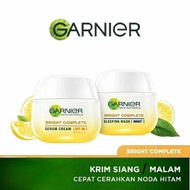 [Terlarisss] Garnier Bright Complete Krim Siang Malam 50Ml De 881|Kode