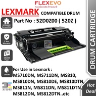 Lexmark 52D0Z00 Imaging Drum 520Z compatible for MS810 MS810DN MS810N MX810 MS811 MX811 MS812 MX812 
