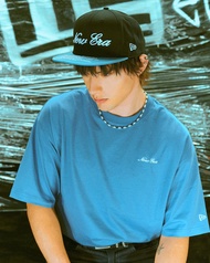 New Era เสื้อ รุ่น NEW ERA BASIC FADED BLUE OVERSIZED SHORT SLEEVE T-SHIRT 14326607