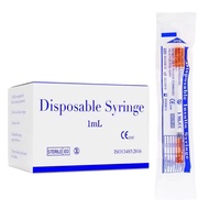 1ml Micro Needle Tube, Orange Fine Needle Cap, Independent EO Disinfection Packaging, Tear-Off Outer