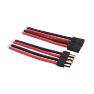2pairs compatible with tr Male Female Connectors Cable with 12awg 10cm Slicone Wire for RC LiPo Batt