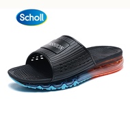 Scholl AIR NlK_Eรองเท้าแตะร่วม Full Palm Air Cushion Fashion Sandals Sports Slippers รองเท้าแตะยืดหยุ่นสำหรับผู้ชาย