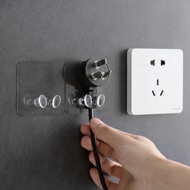 🐤MyDeko Penyangkut Pemegang Wayar Dinding Wall Plug Holder Clear