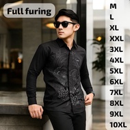 KEMEJA Batik Lining Long Sleeve Men's Batik Shirt ML XL XXL 3XL 4XL 5XL 6XL 7XL 8XL 9XL 10XL Men's B
