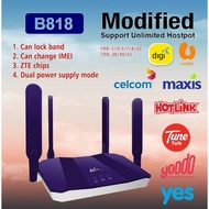 B818 Unlock Unlimited Router | Modified Unlimited Hotspot Modem Router 4G LTE CPE