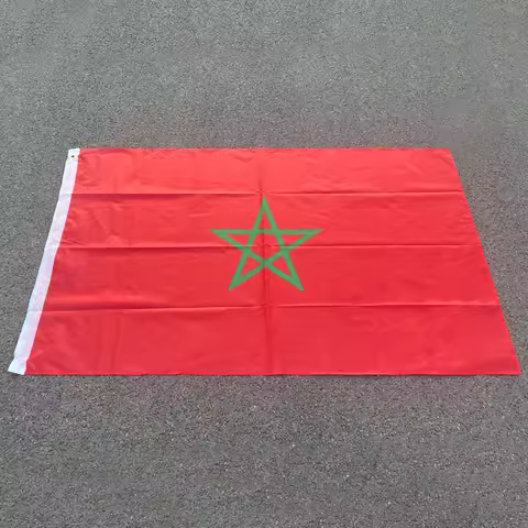 aerlxemrbrae 90*150cm Morocco flag MA MAR The Kingdom of polyester printing maro moroccan morocco ba