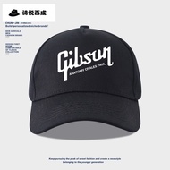 Big G Gibson Electric Guitar Rock Style Cap Shiyue Baseball New Duckbill Sun Hat