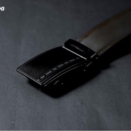 [100% Genuine Leather] Rail Model Leather Belt | Rail Genuine Leather Belt | Garut Leather Belt