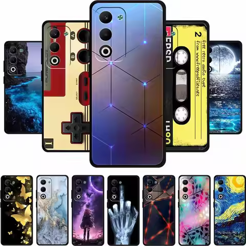 For OPPO A5i Pro A5m Case A 5 m Coque Popular Image Black Silicone Soft Back Cover For OPPO A5 4G 5G