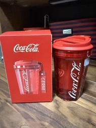 可口可樂有蓋膠杯 Coca-Cola Germ Tumbler