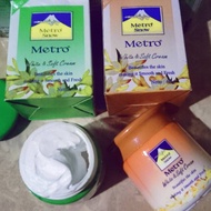 Bedak Metro Snow - Metro Snow White Cream Pot For Day And Night - Metro Snow