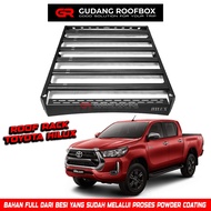 Platform Atap Roof Rack Rak Bagasi Atas Mobil Toyota Hilux Double Cabin Model Flat