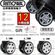 Accessories RiMOWA A R Wheel RIMOWA Trolley Case Luggage Silent Universal Bearing Rimowa Wheels Repl