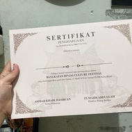 200Gsm Linen Paper Certificate