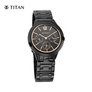 Titan All Black Analog Dial Women's Watch 2588NM01