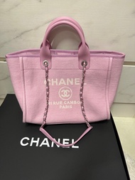 Chanel Pink Deauville Tote Bag