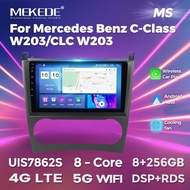 MEKEDE For Mercedes Benz C-Class W203 CLC W203 Android 12 Multimedia Player Wirelessly Carplay Andro