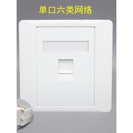 Type 86 Single Port Network Panel Type 6 Computer CAT6 Network Combination Ancommon Panel Network Ca