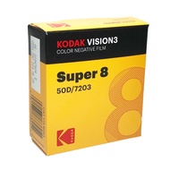 Kodak Super 8 Color Negative VISION3 50D 7203/50' Cartridge