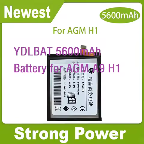 YDLBAT 5600mAh Battery for AGM A9 H1