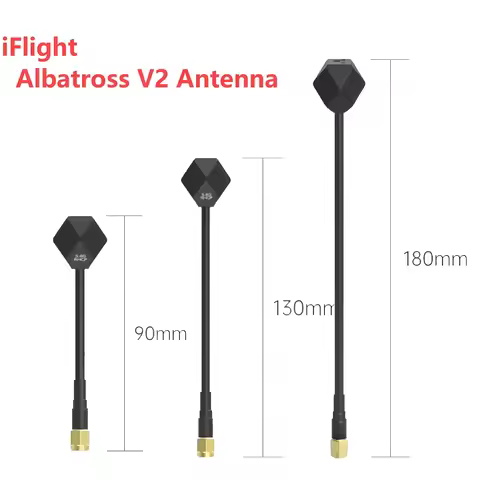 IFlight Albatross V2 SMA 5.8GHz 2.4dBi Antenna LHCP RP SMA / RHCP SMA 90MM/130MM/180MM for FPV Racin