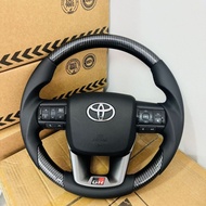 Toyota LC79 Carbon Fiber Domineering Cool Luze lc300 Steering Wheel GR Sports Steering Wheel Alpha p