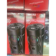 [ZQS4239] Wireless Portable Bluetooth Speaker With Led Light With Mic[4 inch x 2 speaker] [ZQS4239] 