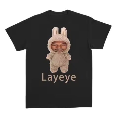 2026 New Summer Kanye West's Layeye T-shirt Harajuku Style Men T-shirt Printed Short Sleeved Unisex 