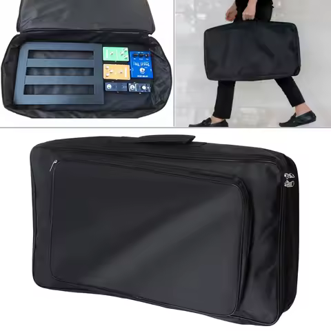 60 X 33 X 10cm / 60 X 24.5 X 10cm Universal Portable Guitar Effects Pedal Board Gig Bag, Big Style D