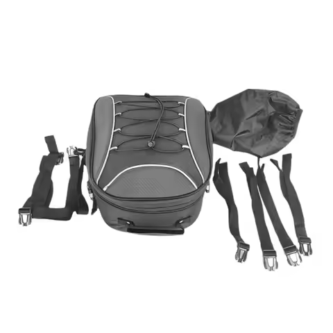 X95-Versatile Motorcycle Rear Seat-Helmet Bag, 30L, Expandable Storage Solution For Bikers