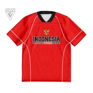 Indonesian jersey let's fight I oversize jersey Indonesian national team I national team jersey I In