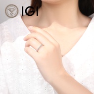 C CVD Cultivation Diamond Half Circle-Full Circle Row Female Ring Taipei Store Customized Platinum