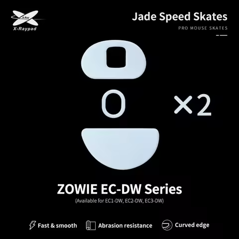 X-Raypad Jade Mouse skates for ZOWIE EC-DW Gaming Mouse