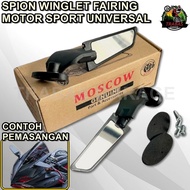 SPION FAIRING WINGLET NINJA CBR R15 V3 V6 YZF R1 R3 R25 ZX25 NMAX XMAX UNIVERSAL PNP