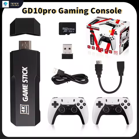 Portable retro video games consoles game stick 4K 3D 40000 games Gamepad Classic console game for pc