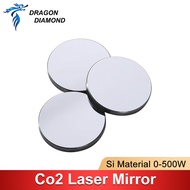 Dragon Diamond 500W Co2 Laser Si Reflective Mirrors Lens Refiectivity 99.6% Black-Coating Reflector 