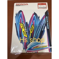 Ex5 high power Ex5 Dream (10) body sticker body stripe Ori design blue black biru hitam