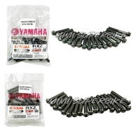 YAMAHA RXZ OLD / CATALYZER ENGINE SCREW COMPLETE SET ORI THAILAND WARNA HIJAU HITAM ENJIN SKRU NUT C