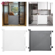 [Abbraccia] Retractable Dog Gate Mesh Dog Gate Portable Expandable Gate Screen Door Puppy Fence Gate