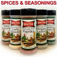 [T.A.B] Garlic Salt / Garlic Pepper / Cayenne Pepper / Cajun Seasoning / Basil Leaves by Spice Time
