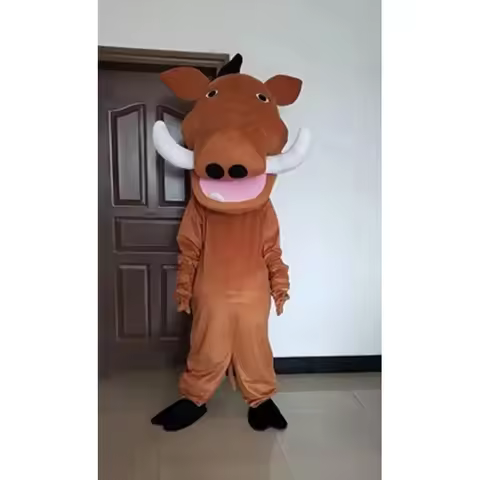 N36O Lion King Simba Timon Warthog Pumbaa Cartoon character costume Mascot Advertis Fancy Dress Part
