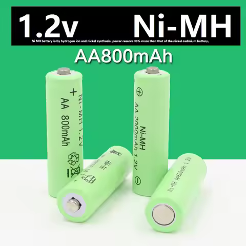 2pcs AA 800mAh 1.2 V Quanlity Rechargeable Battery AA NI-mh 1.2V Rechargeable 2A Battery Baterias Ba
