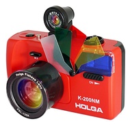 🔥絕版🔥Holga K-200NM 魚眼鏡頭/ 取景器/ 彩色濾片/ 35mm紅色菲林相機