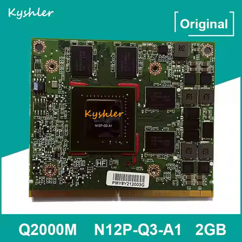 Brand New Q 2000M Q2000M 2G Video VGA Graphic Card N12P-Q3-A1 For Laptop HP 8540W 8540P 8560W DELL M